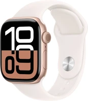 Apple MWXA3QH/A Watch s10 cellular 42mm rose gold alu case with light blush sport band - m/l kép