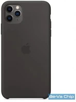 Apple MX002ZM/A Iphone 11 pro max fekete szilikon tok kép
