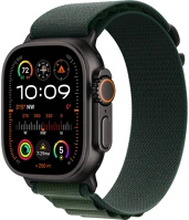 Apple MX4T3CM/A Watch Ultra2 v2 Cellular 49mm Black Titanium Case with Dark Green Alpine Loop kép