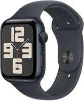 Apple MXEK3QH/A Watch se2 v3 gps 44mm midnight alu case with midnight sport band - m/l kép