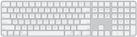 Apple MXK73LB/A Magic keyboard (2024) touch id & numpad us fehér billentyűzet kép
