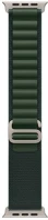 Apple MXMU3ZM/A Watch 49mm loop:  dark green alpine loop - small - natural titanium finish kép