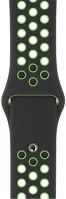 Apple MXQW2FE Watch 38/40mm nike sportszíj, fekete-lime kép