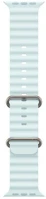 Apple MXTF3ZM/A Watch 49mm band:  ice blue ocean band - natural titanium finish kép