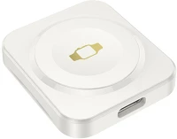 Apple PT6942007639910 Hoco cq16c okosóra töltő -  watch okosóra töltőfej, fehér kép