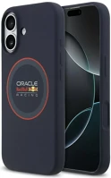 Apple RBHMP17S24SIILVR Red bull silicone red ring iphone 17 magsafe tok, tengerészkék kép