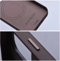 Apple S90447 Woven iphone 12/12 pro magsafe szövet tok, barna kép