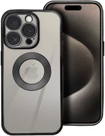 Apple SOP106287 Glam  iphone 17e / iphone 16e szilikon tok kameravédő lencsével, fekete kép