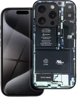 Apple SOP95440 Tech iphone x szilikon hátlap tok, fekete kép