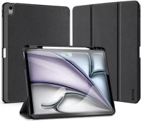 Apple SP112107 ipad air 13 (2024 / 2025) kihajtható tok pencil tartóval, fekete kép