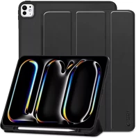 Apple SP112261 ipad pro 11 2024 oldalra nyíló, kitámasztható mappa tok ceruza tartóval kép