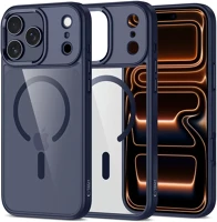 Apple SP112681 iphone 17 pro hátlap tok, magsafe, matte cosmic, átlátszó-kék kép