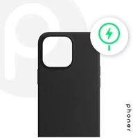Apple SP113117 Phoner  iphone 16 pro max magsafe szilikon tok, fekete kép