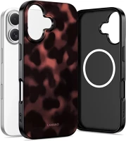 Apple SP114010 Tech-protect lamano  iphone 17 hátlap tok, magsafe, panther, fekete kép