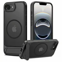 Apple SP114219 iphone 17e / iphone 16e mágneses tok kitámasztóval, magsafe, fekete kép