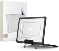 Apple SP114461 macbook air 13 m2-m5 2023-2026 tok megerősített sarokkal, fekete-átlátszó kép