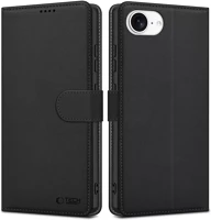 Apple SP114467 Tech-protect wallet  iphone 17e / 16e flip / kinyitható tok, fekete kép