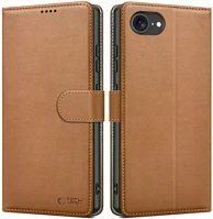 Apple SP114469 Tech-protect wallet  iphone 17e / 16e flip / kinyitható tok, barna kép
