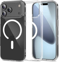 Apple TS14999 iphone 17 pro, műanyag hátlap védőtok + szilikon keret, magsafe kép