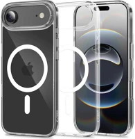 Apple TS15001 iphone air (2025), műanyag hátlap védőtok + szilikon keret, magsafe kép