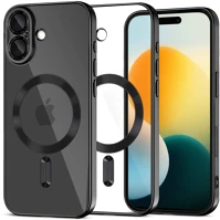 Apple TS15006 iphone 17, műanyag hátlap védőtok + szilikon keret, közepesen kép