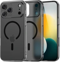 Apple TS15018 iphone 17 pro max, műanyag hátlap védőtok + szilikon keret, közepesen kép