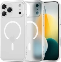 Apple TS15019 iphone 17 pro max, műanyag hátlap védőtok + szilikon keret, közepesen kép