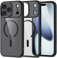 Apple TS15024 iphone 17 pro max, műanyag hátlap védőtok + szilikon keret, magsafe kép