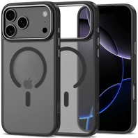 Apple TS15033 iphone 17 pro, műanyag hátlap védőtok + szilikon keret, magsafe kép