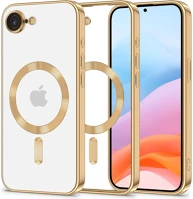Apple TS15366 iphone 16e, műanyag hátlap védőtok + szilikon keret, közepesen kép
