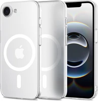 Apple TS15375 iphone 16e, műanyag hátlap védőtok + szilikon keret, közepesen kép