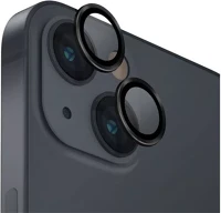 Apple UNIQ-IP6.1-6.7M-LENSBLK Uniq optix  iphone 14/14 plus tempered glass kamera védő üvegfólia, fekete kép
