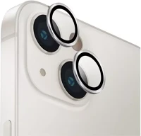 Apple UNIQ-IP6.1-6.7M-LENSSIL Uniq optix  iphone 14/14 plus tempered glass kamera védő üvegfólia, ezüst kép