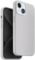 Apple UNIQ-IP6.1(2023)-LINOHMCGRY Uniq lino hue  iphone 15 magsafe szilikon tok, szürke kép