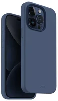 Apple UNIQ-IP6.1P(2023)-LINOHMBLU Uniq lino hue  iphone 15 pro magsafe szilikon tok, kék kép