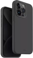 Apple UNIQ-IP6.1P(2023)-LINOHMGRY Uniq lino hue  iphone 15 pro magsafe szilikon tok, sötét szürke kép