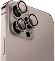 Apple UNIQ-IP6.3P-6.9P(2024)-ALENSTGLD iphone 16 pro / 16 pro max tempered kameralencse-védő üvegfólia kép