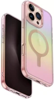 Apple UNIQ-IP6.3P(2024)-IRDMPPRS Uniq hybrid iridescia iphone 16 pro magsafe tok, színes-rózsaszín (prism) kép