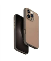 Apple UNIQ-IP6.3P(2024)-LDSNATFGRY iphone 16 pro, műanyag hátlap védőtok, bőrhatásű hátlap, magsafe kép