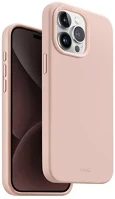 Apple UNIQ-IP6.7P(2023)-LINOHMPNK Uniq lino hue  iphone 15 pro max magsafe szilikon tok, rózsaszín kép
