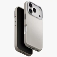 Apple UNIQ-IP6.9P(2025)-LYDMCLAY Uniq lyden  iphone 17 pro max magsafe bőr tok, ezüst kép