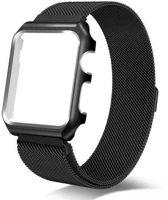 Apple ZB73IW1 Usams   watch szíj és tok, 40mm, fekete 1380761 kép