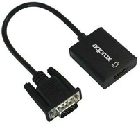 Approx APPC25 D-sub(15) m - hdmi f adapterkábel 0.15m fekete kép