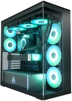 Arctic ACPCC00023A Xtender clear tempered glass black kép