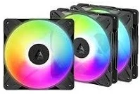 Arctic cooling ACFAN00327A P14 pro reverse rendszerhűtő ventilátor kit fekete kép