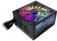 Argus 600W, 80 Gamer tápegység, 600w, 80 plus gold, psu, rgb led kép