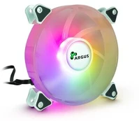 Argus 88885531 gamer hűtő ventilátor, 4 tűs, pwm, 140mm, rgb - 1 darabos kiszerelés kép