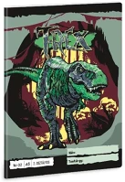 Ars una 01.04254 Füzet vonalas  a/5 32 lapos 16-32 2. osztályos t-rex kép