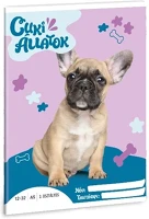 Ars una 01.04470 Füzet vonalas  a/5 32 lapos 12-32 3. osztályos cuki-francia bulldog kép