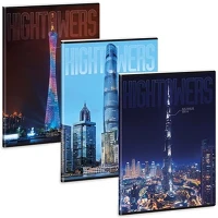 Ars una 01.08402 Füzet kockás  a/4 40 lapos extra kapcsos hightower kép